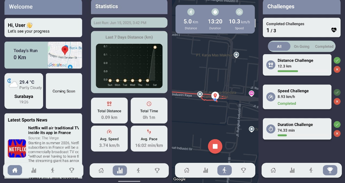 Run-IO - Running Training Mobile App